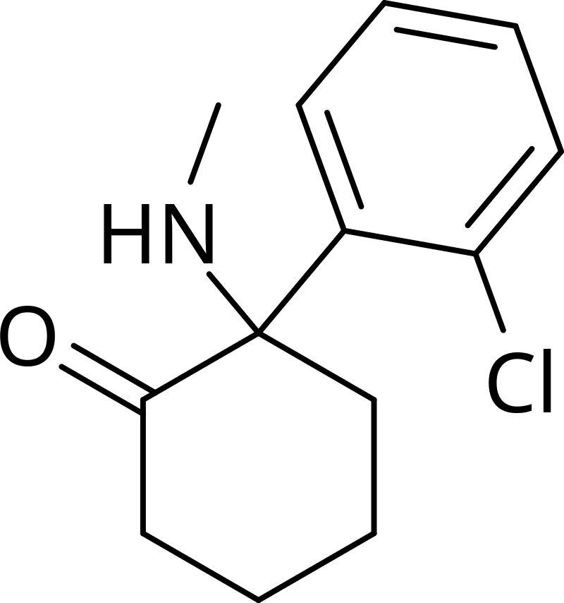 Ketamine chemical lab formula