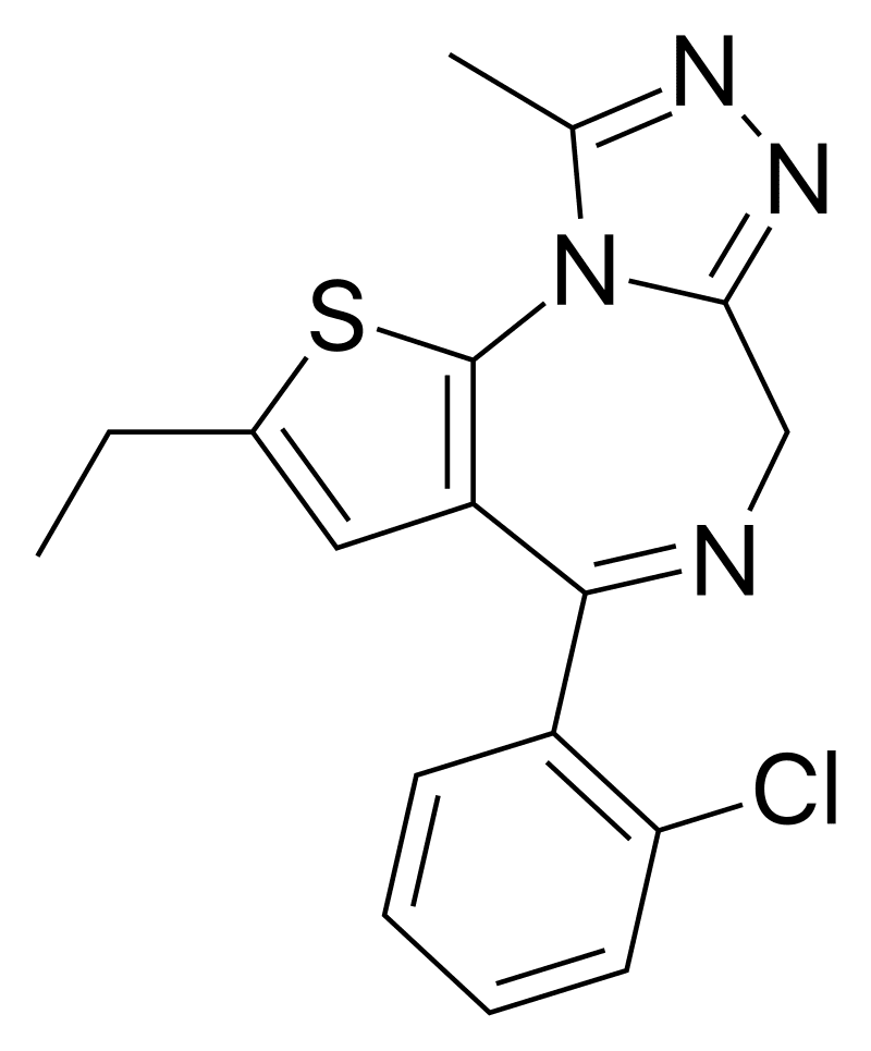 Etizolam chemical formula